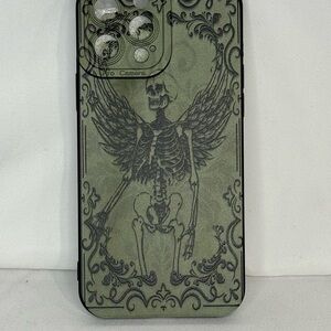 Skeleton Design iPhone 13 Pro Max Case - Green